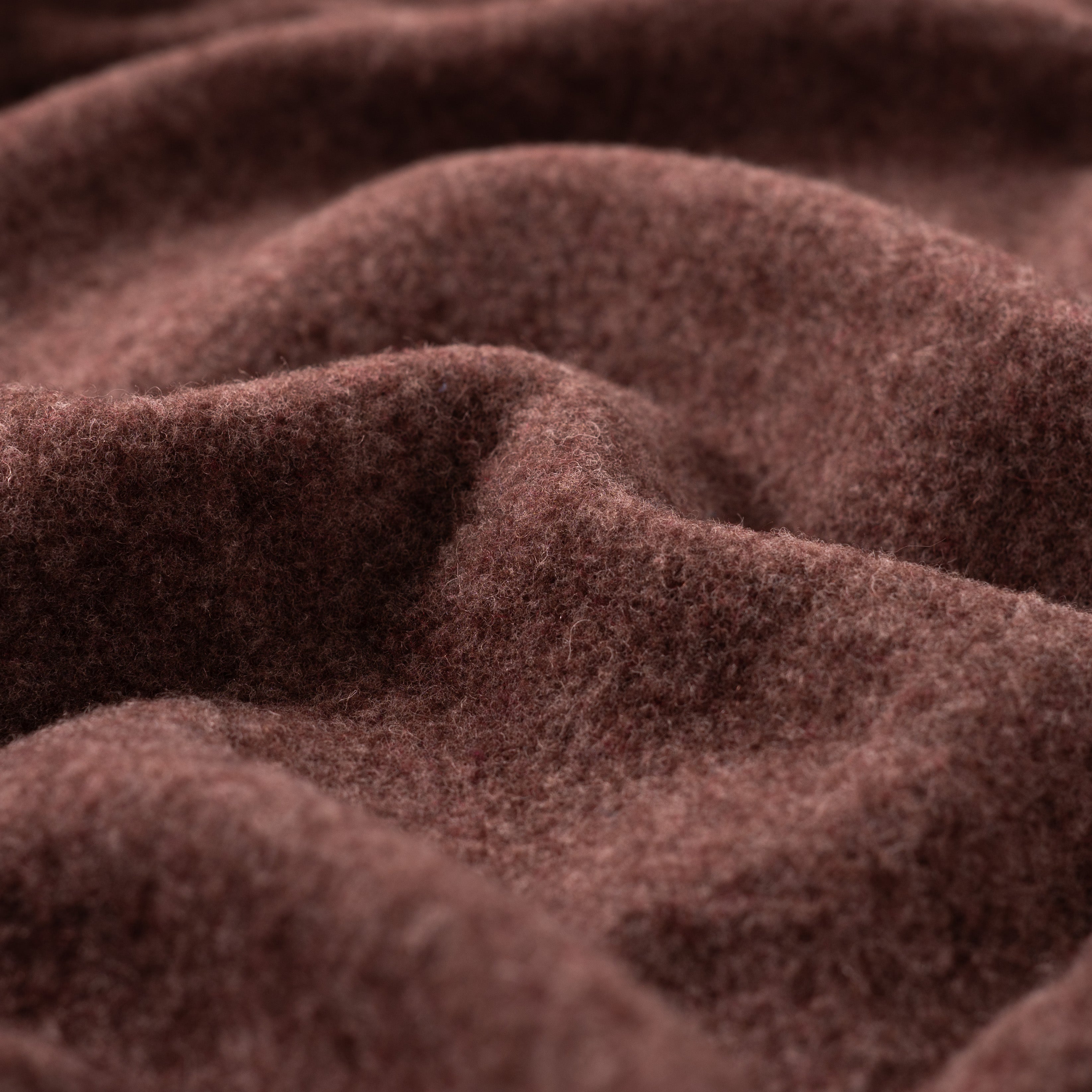 Merino Wollfleece "Taupe meliert"