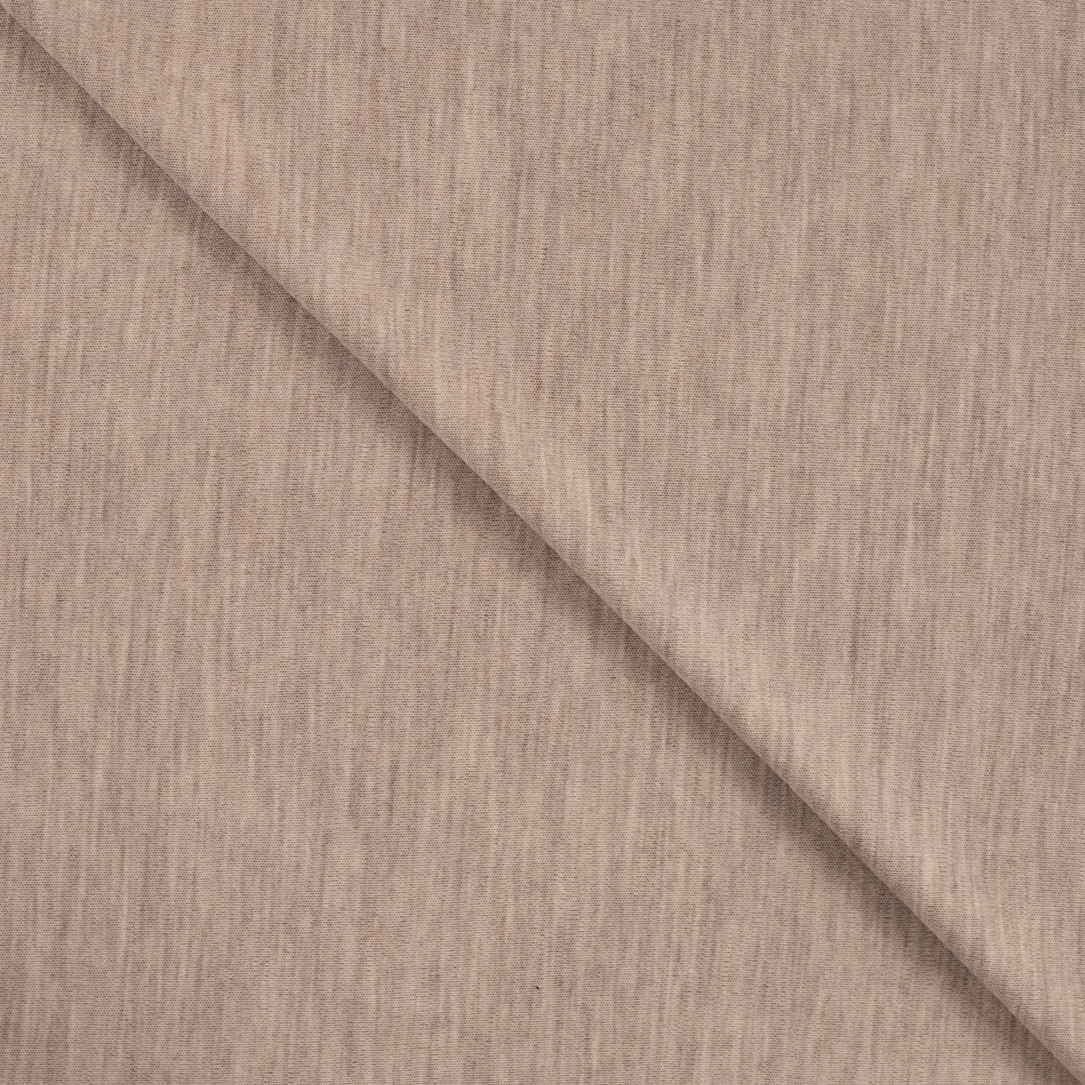 Merino Wolljersey “Ecru meliert”