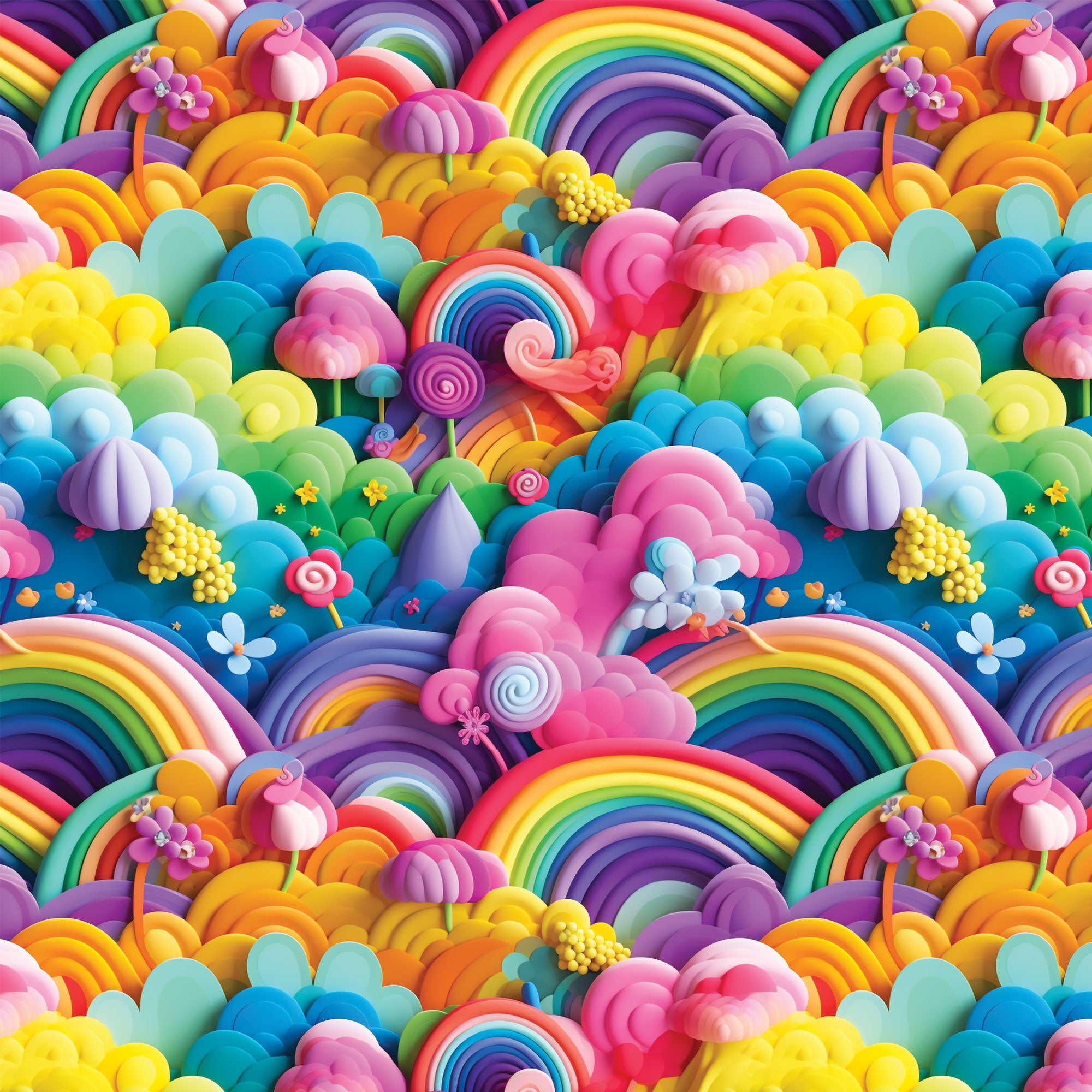 Bunter Kinderstoff Bio Baumwolle Jersey Regenbogen 