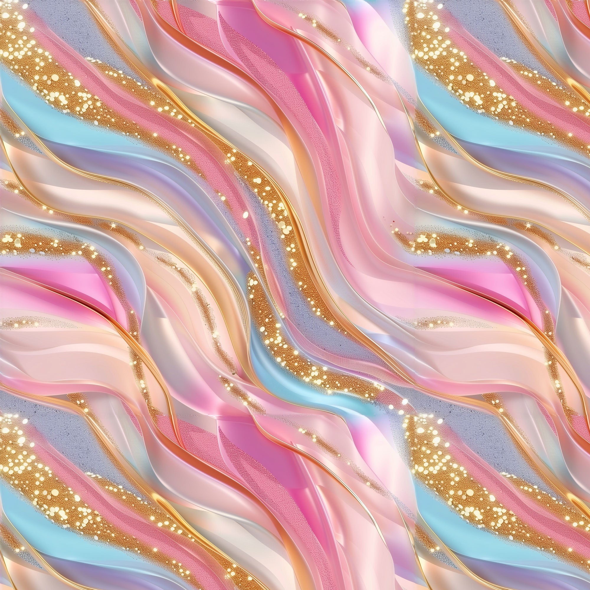 Damenstoff Meterware gold rosa blau lila