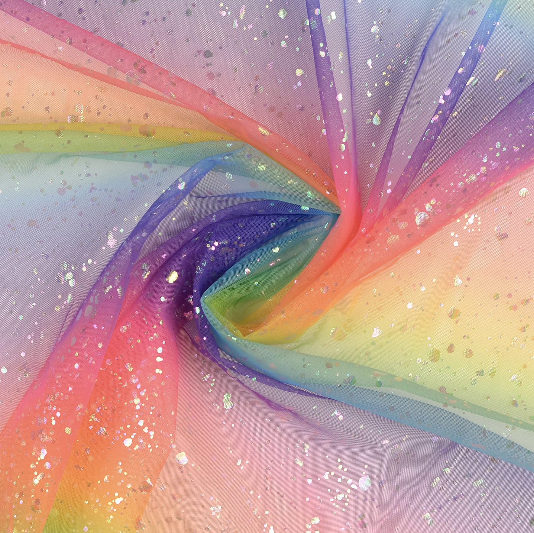 Tüll Multicolor Regenbogen Rainbow
