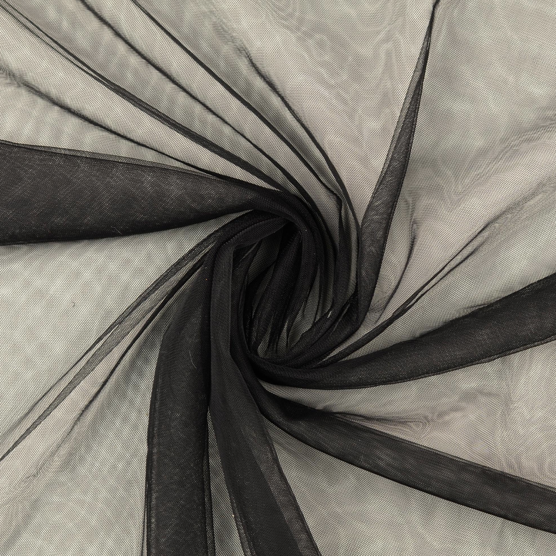 Tüll schwarz Kostümstoffe