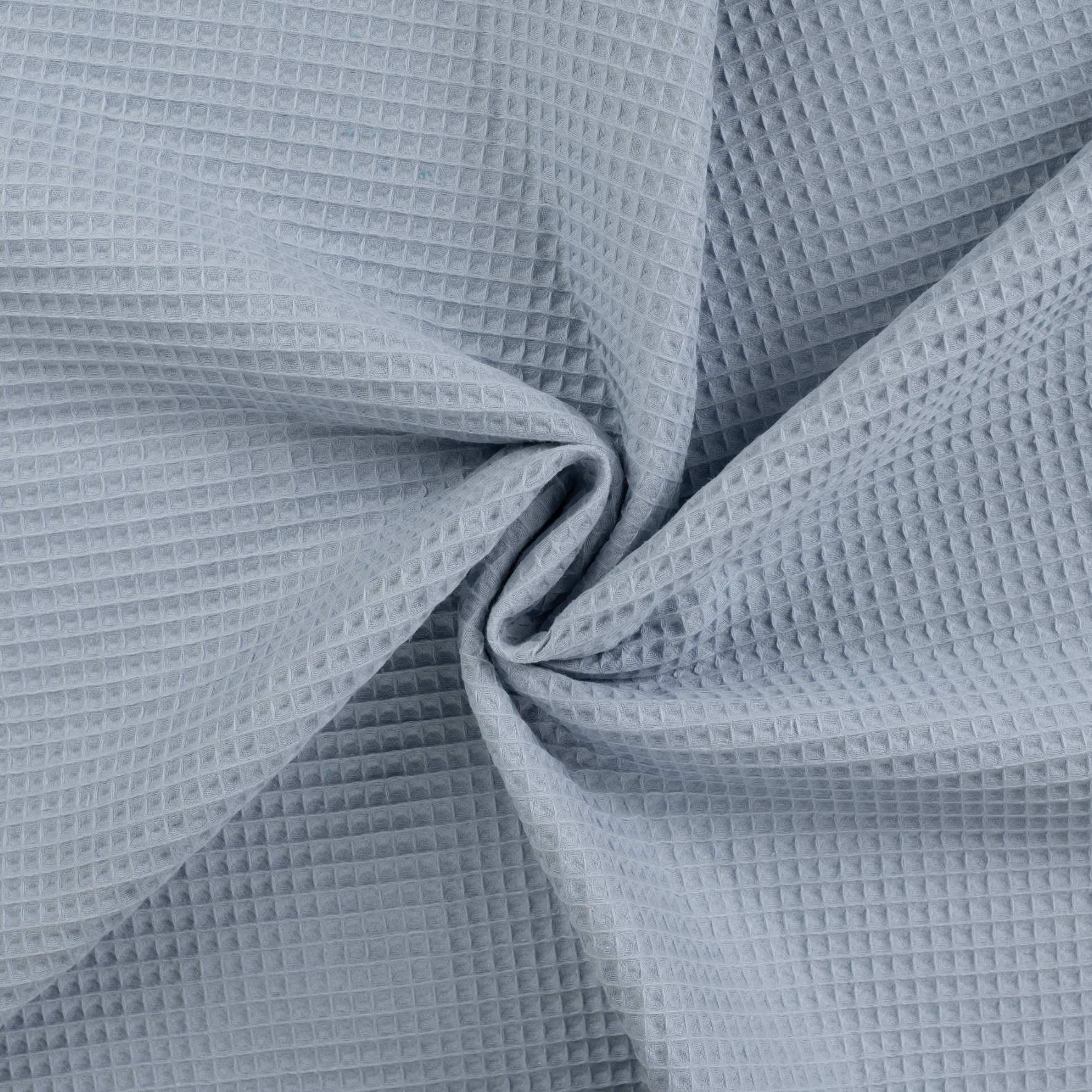 Waffelpique Meterware kaufen babyblau hellblau