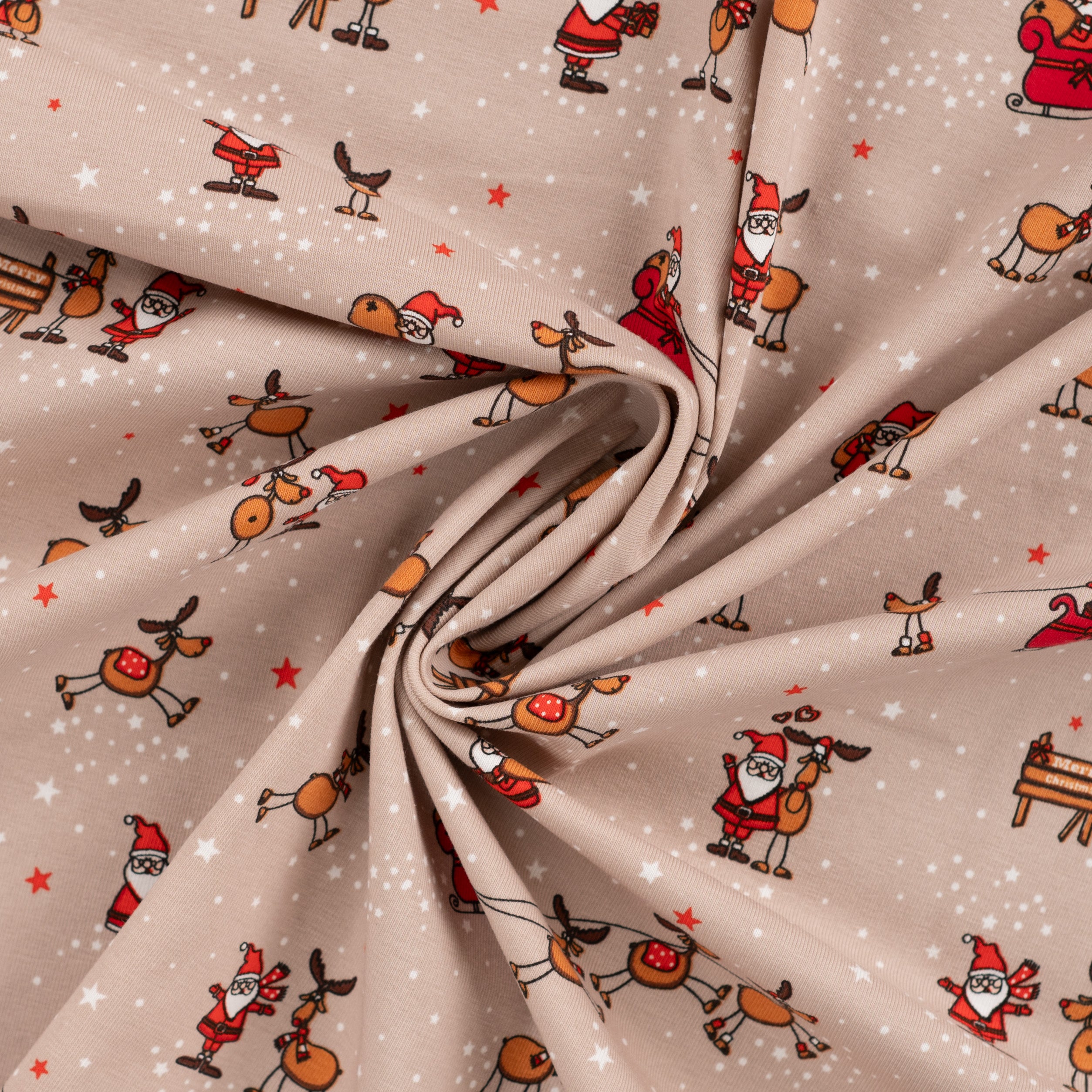 Jersey "Santa & Rudolf" Sand