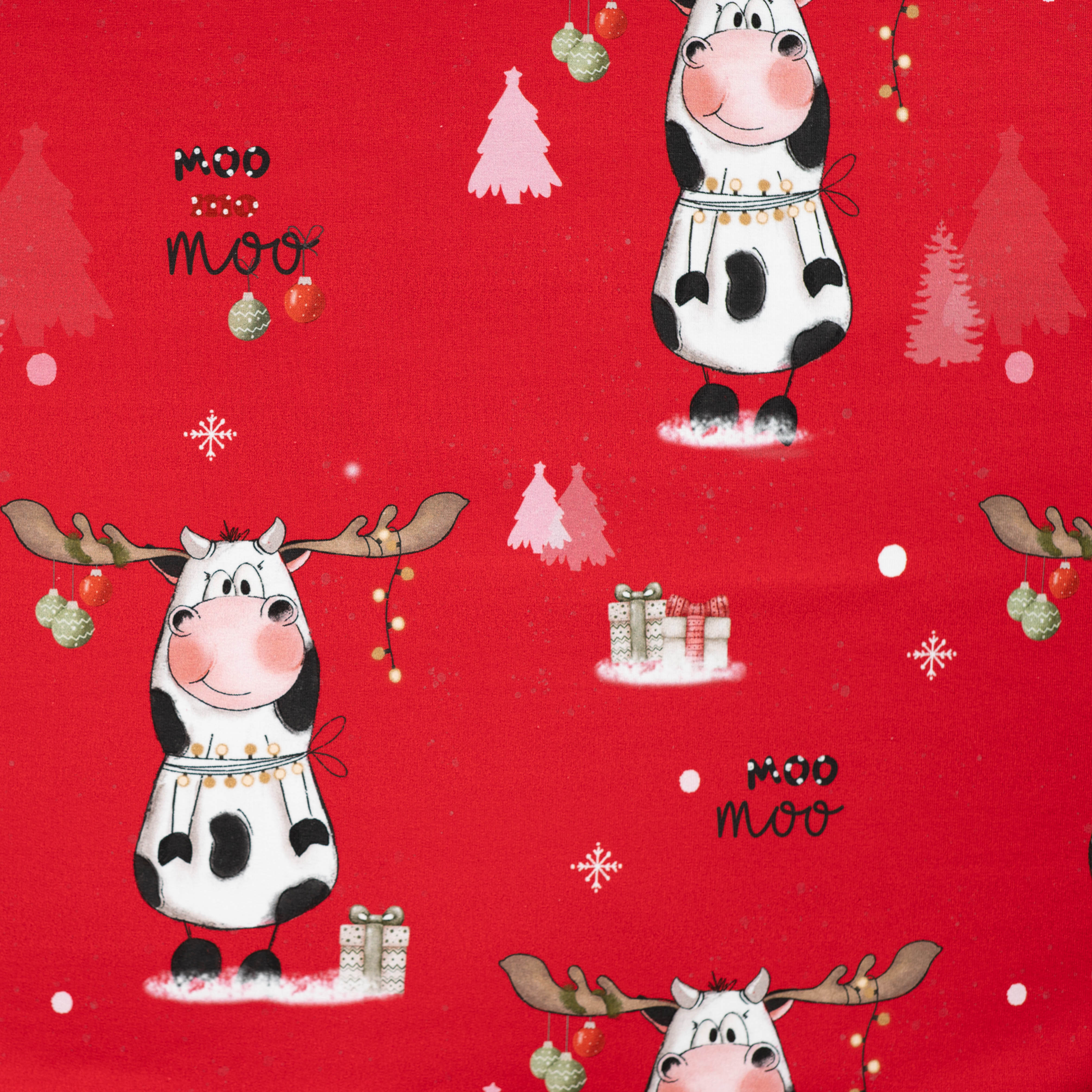French Terry "Red Cow"