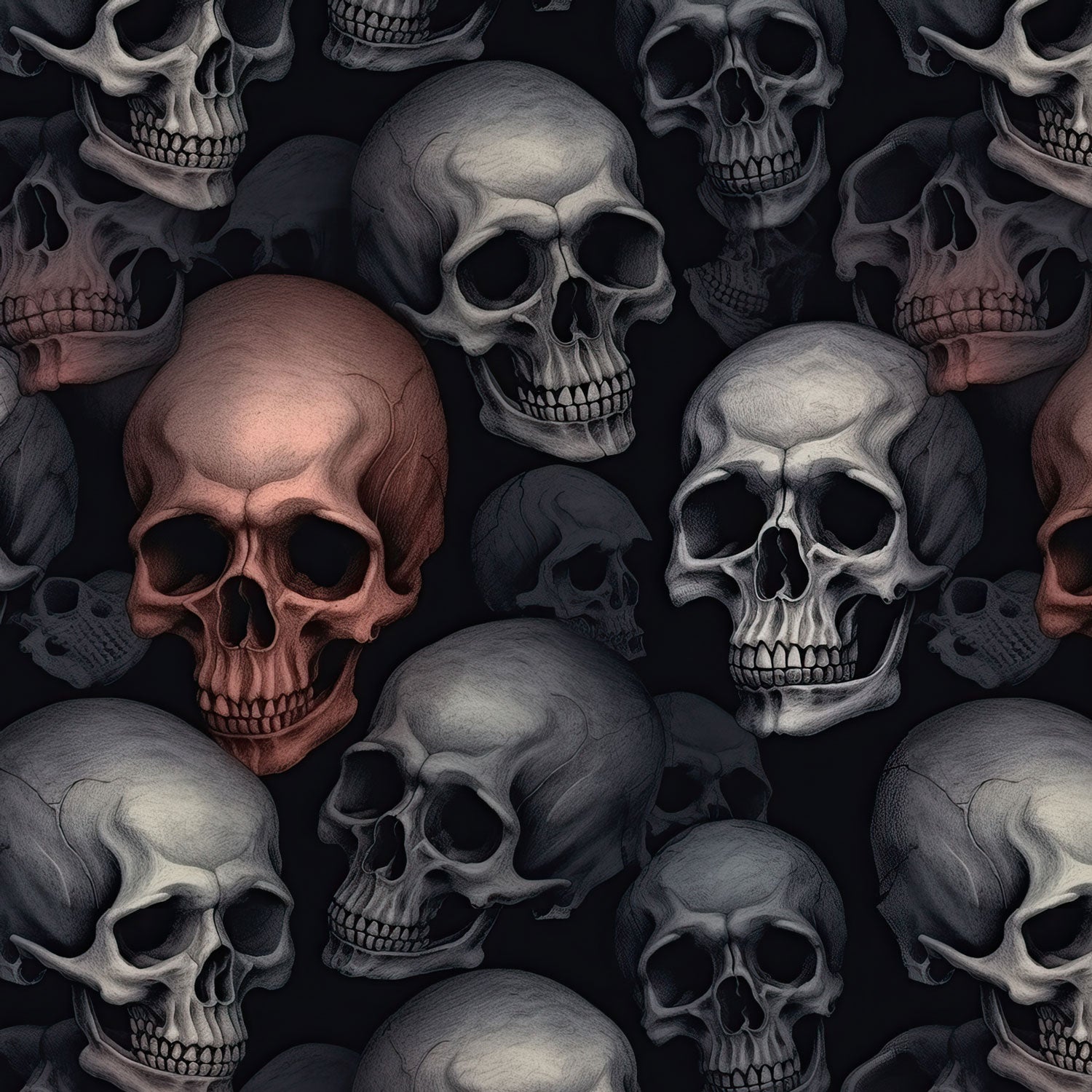 Stoffvorbestellung "Dark Skull"