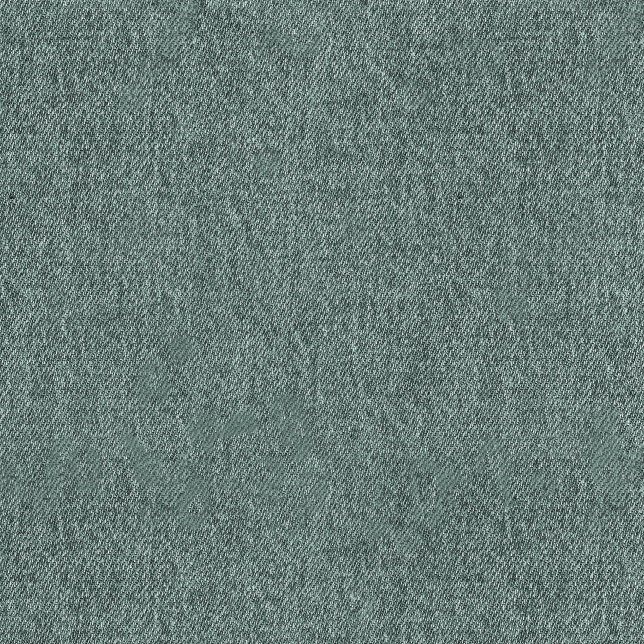 Stoff Denim Optik Jeans Look dark dusty mint minze