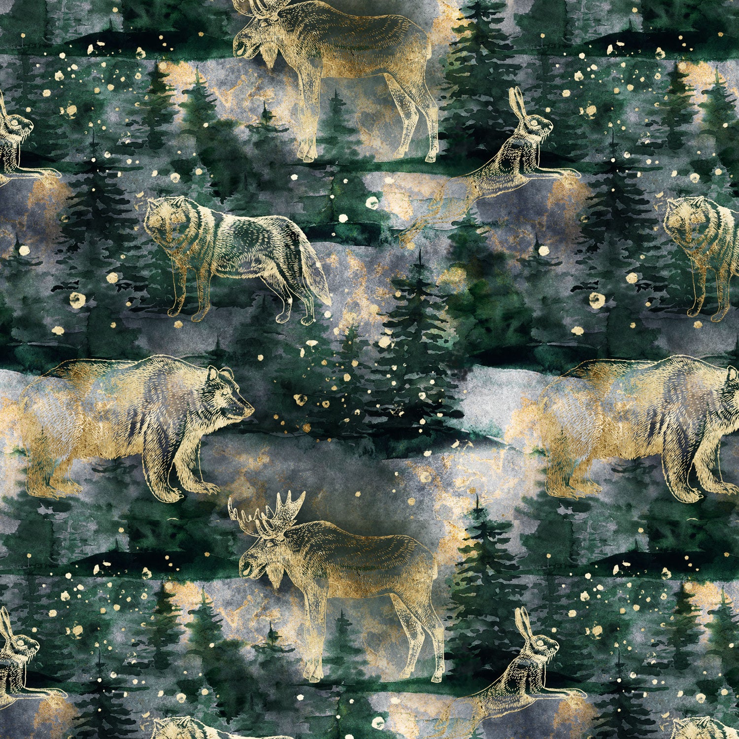 Stoffvorbestellung "golden forest"