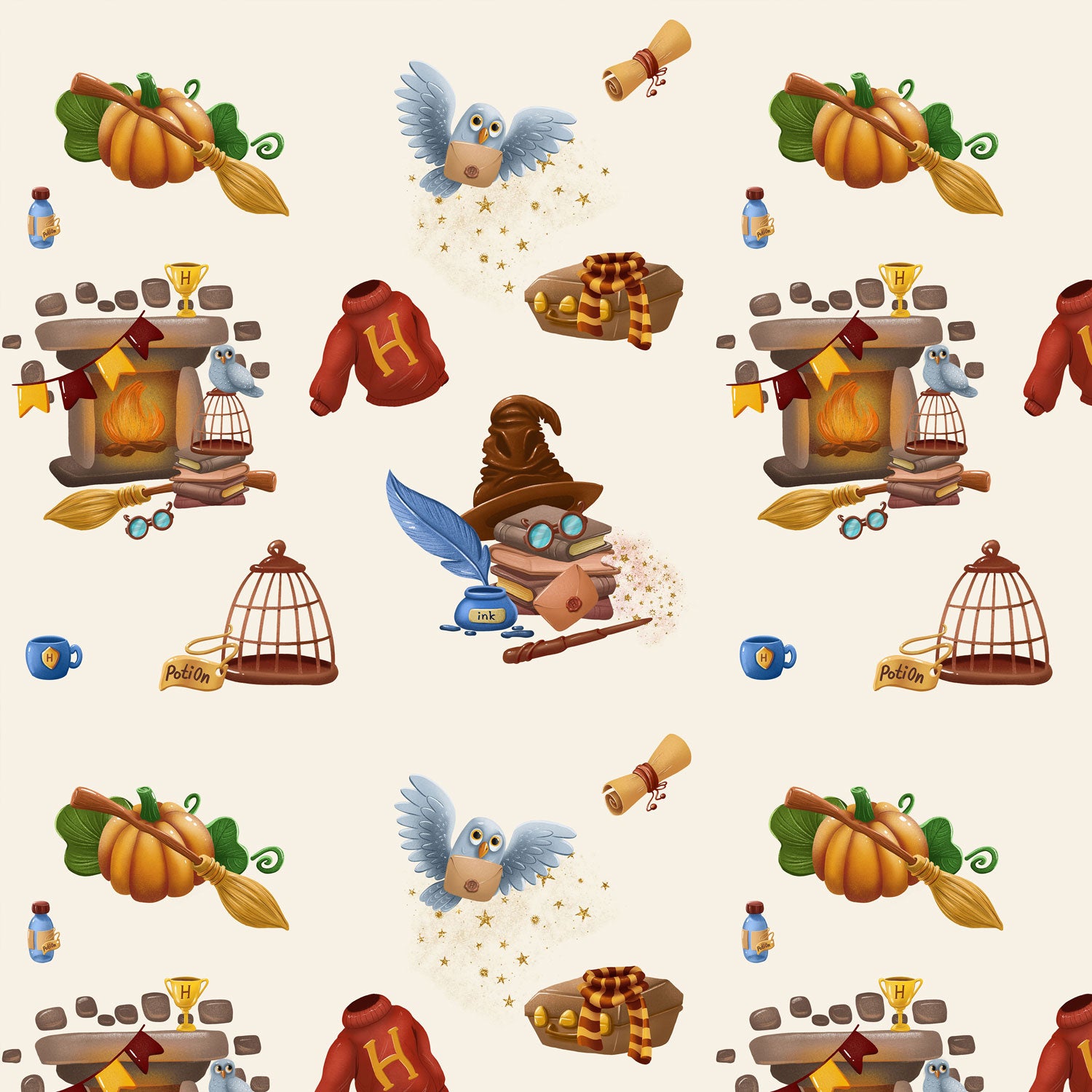 Meterware magischer Herbst
