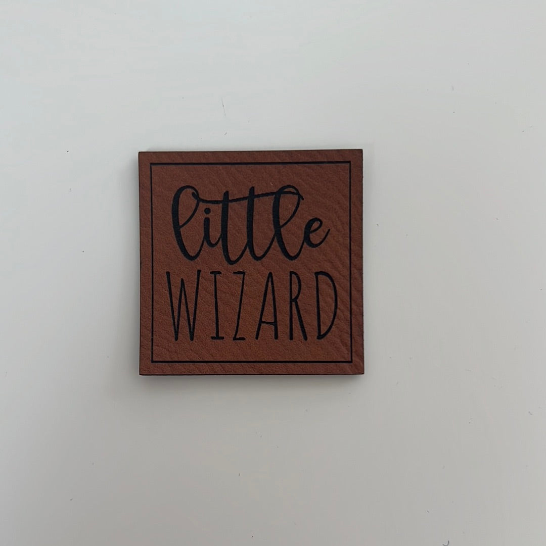 Kunstlederlabel „Little wizard “