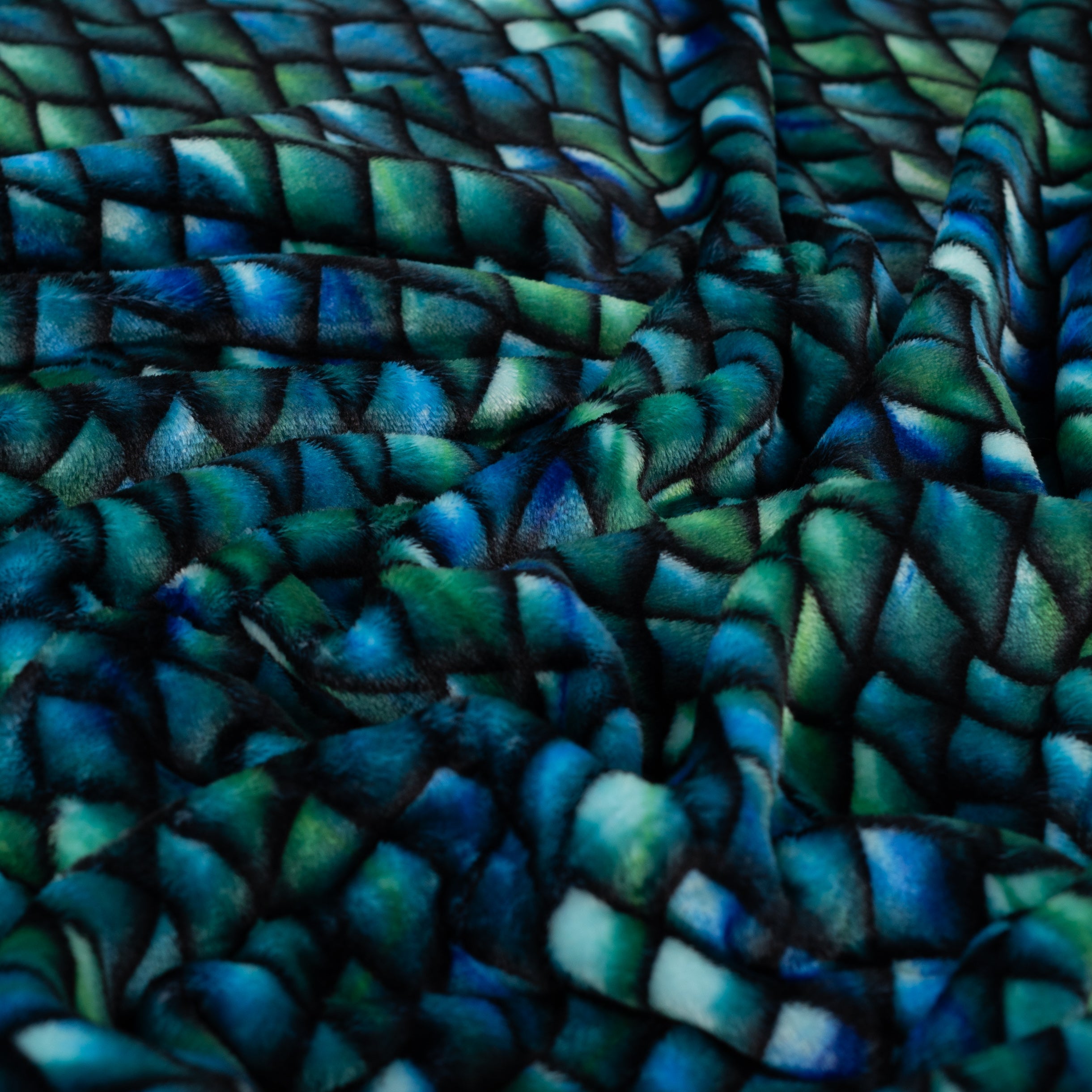 Fleece "Drachenschuppen"