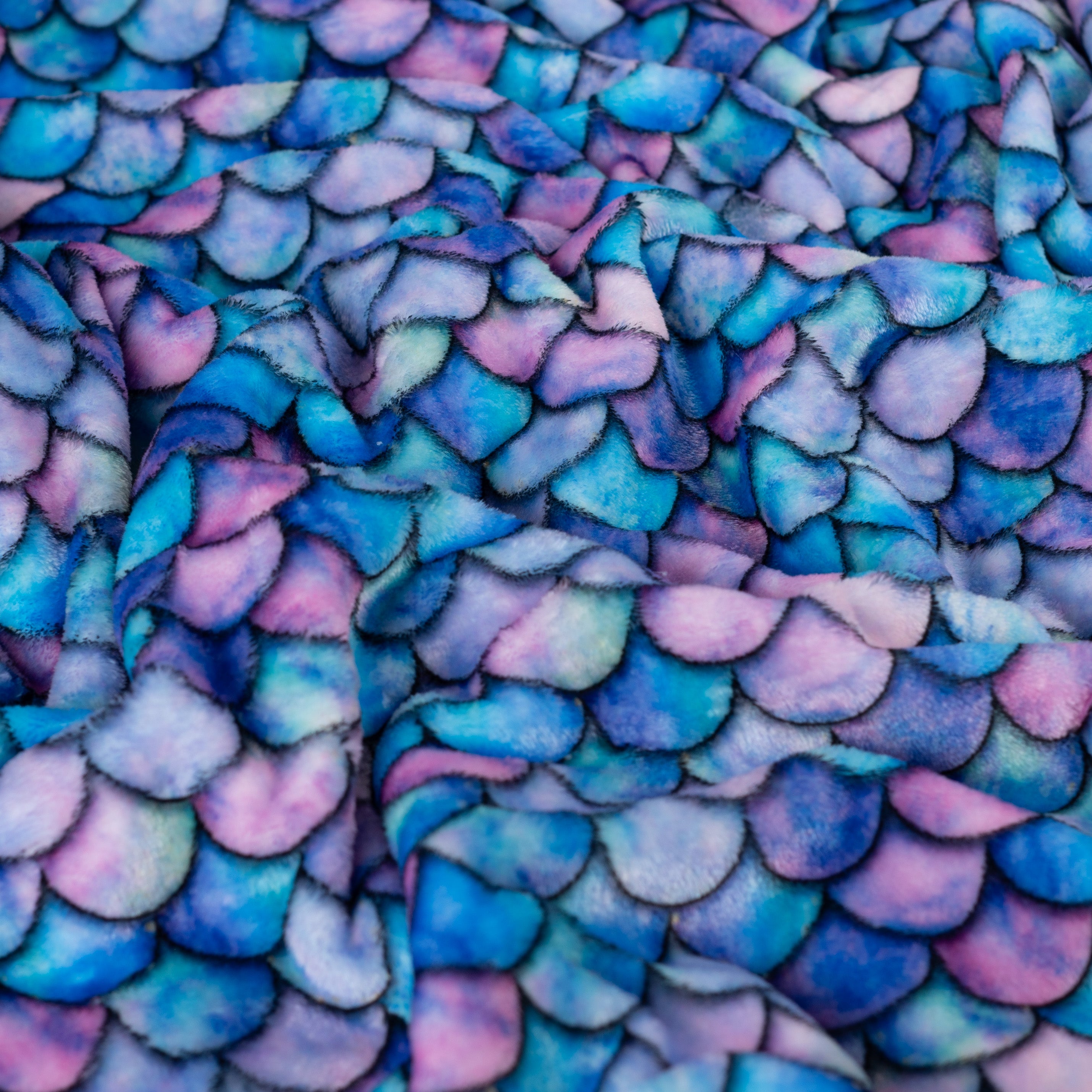 Fleece "Schuppen Rosé"