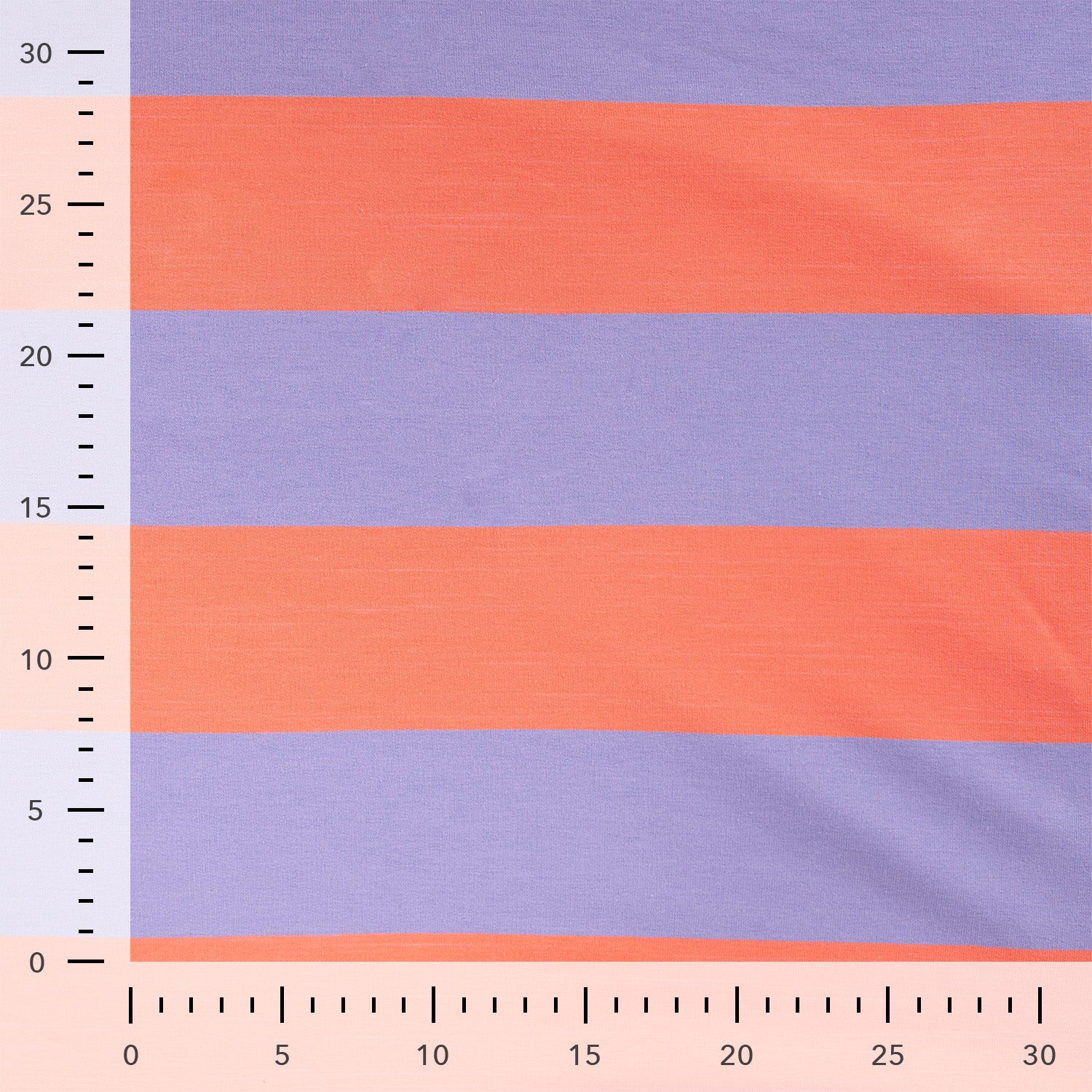French Terry "Stripe Orange/Lila"