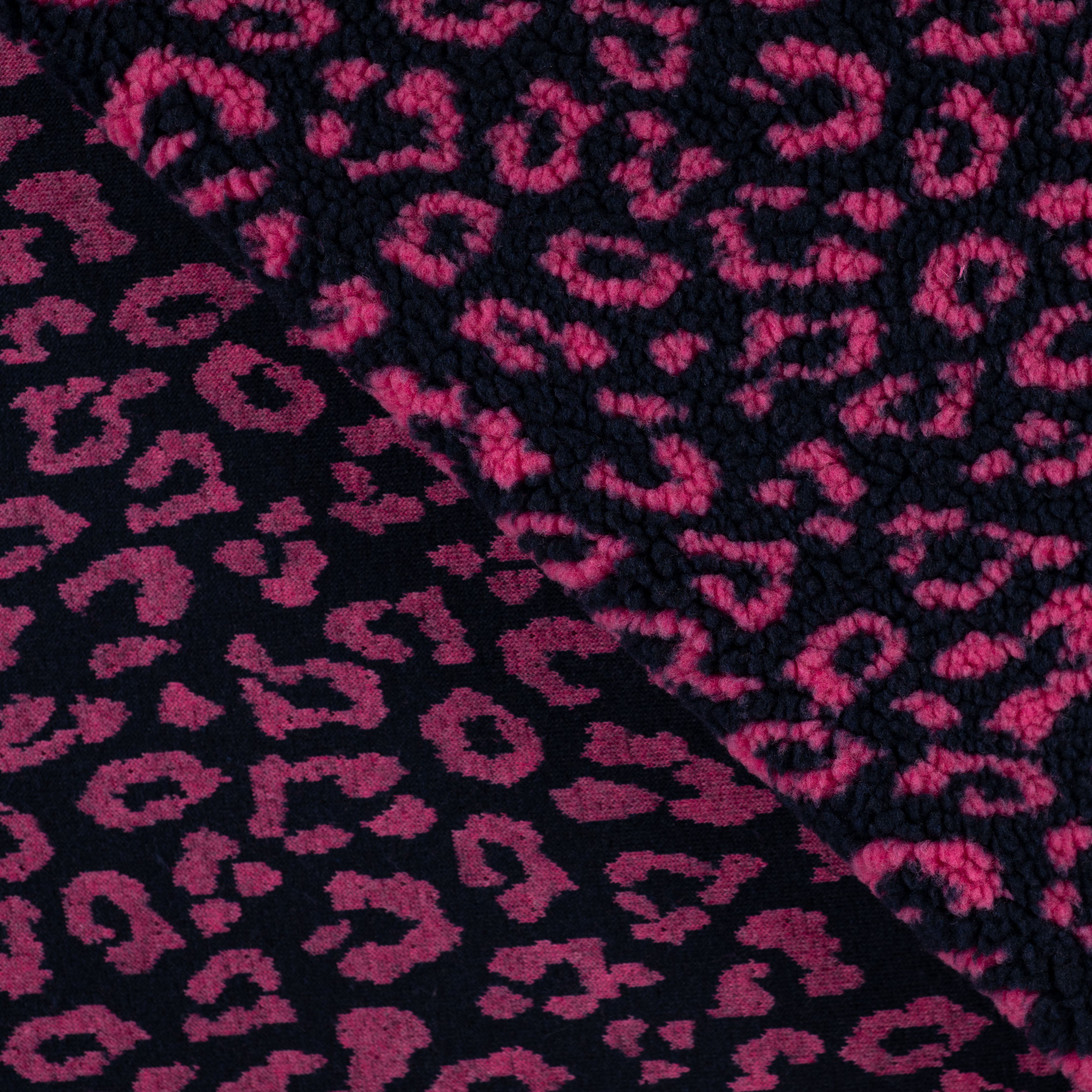 Teddy Jacquard "Leo pink"