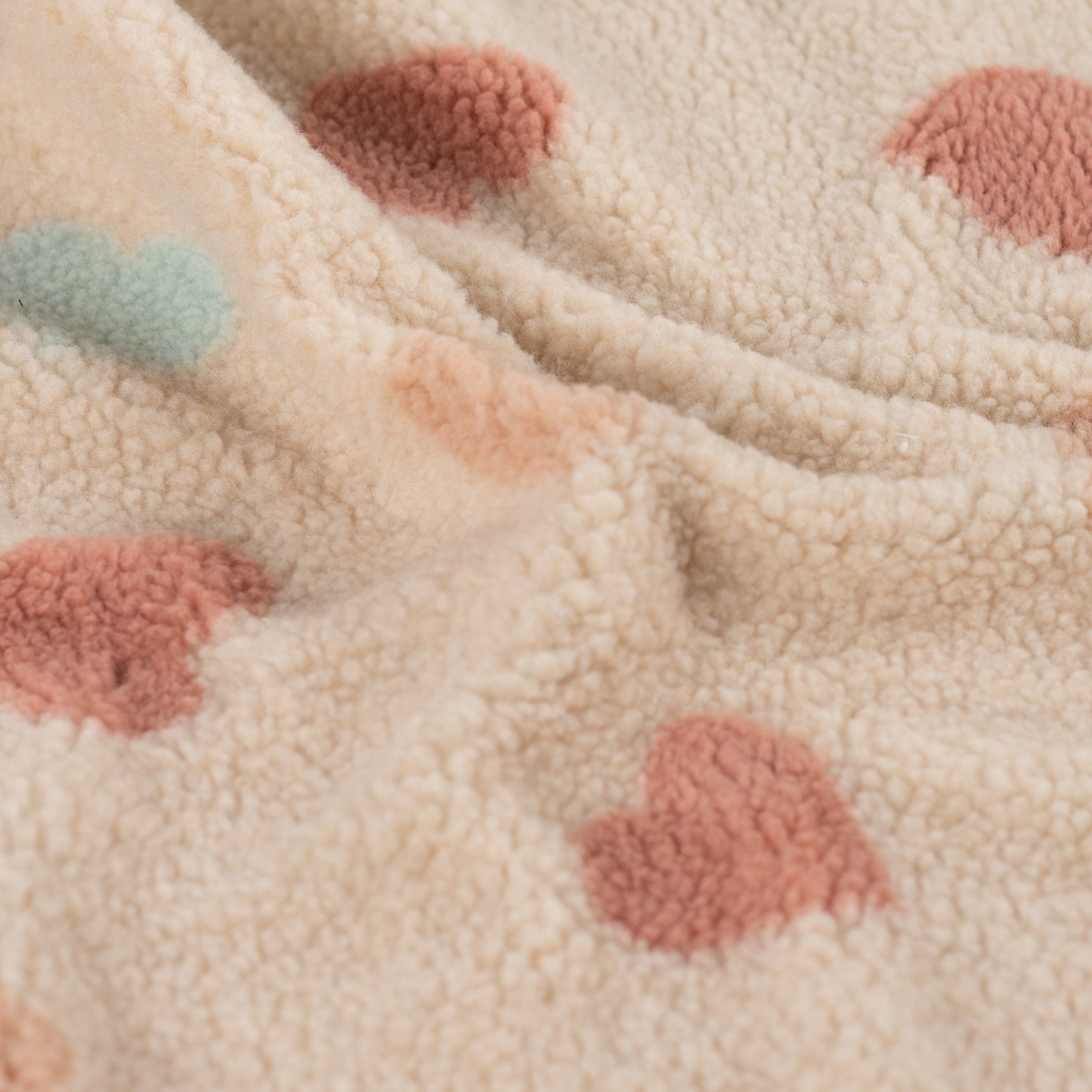 Teddy Jacquard "Herzen Nude"