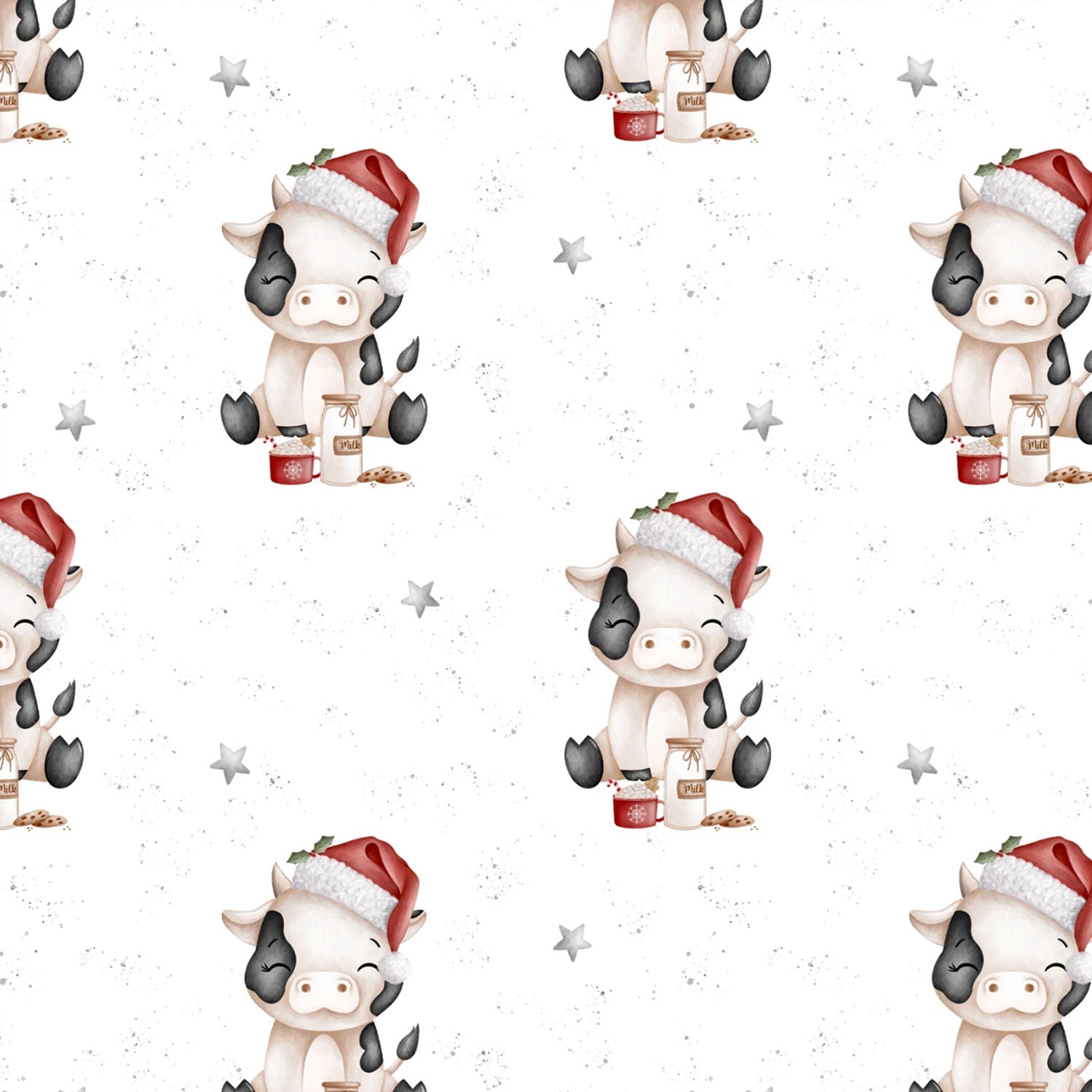 Stoffvorbestellung "Kleine Kuh feiert Weihnachten"