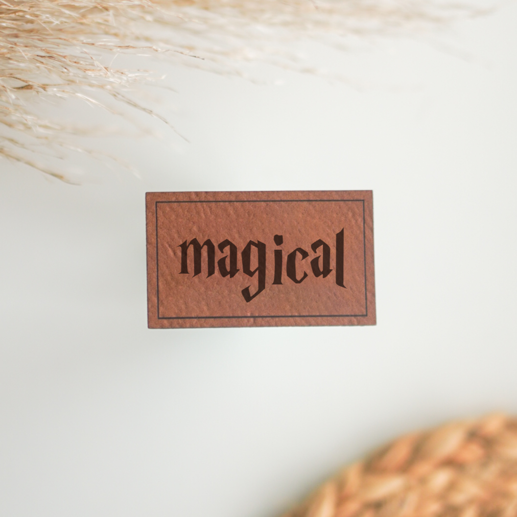 Kunstlederlabel „magical“ vers.2