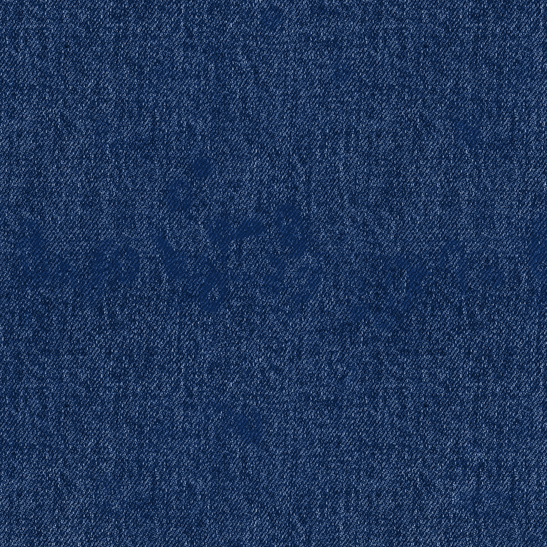 Stoff Denim Optik Jeans Look Navy Blau