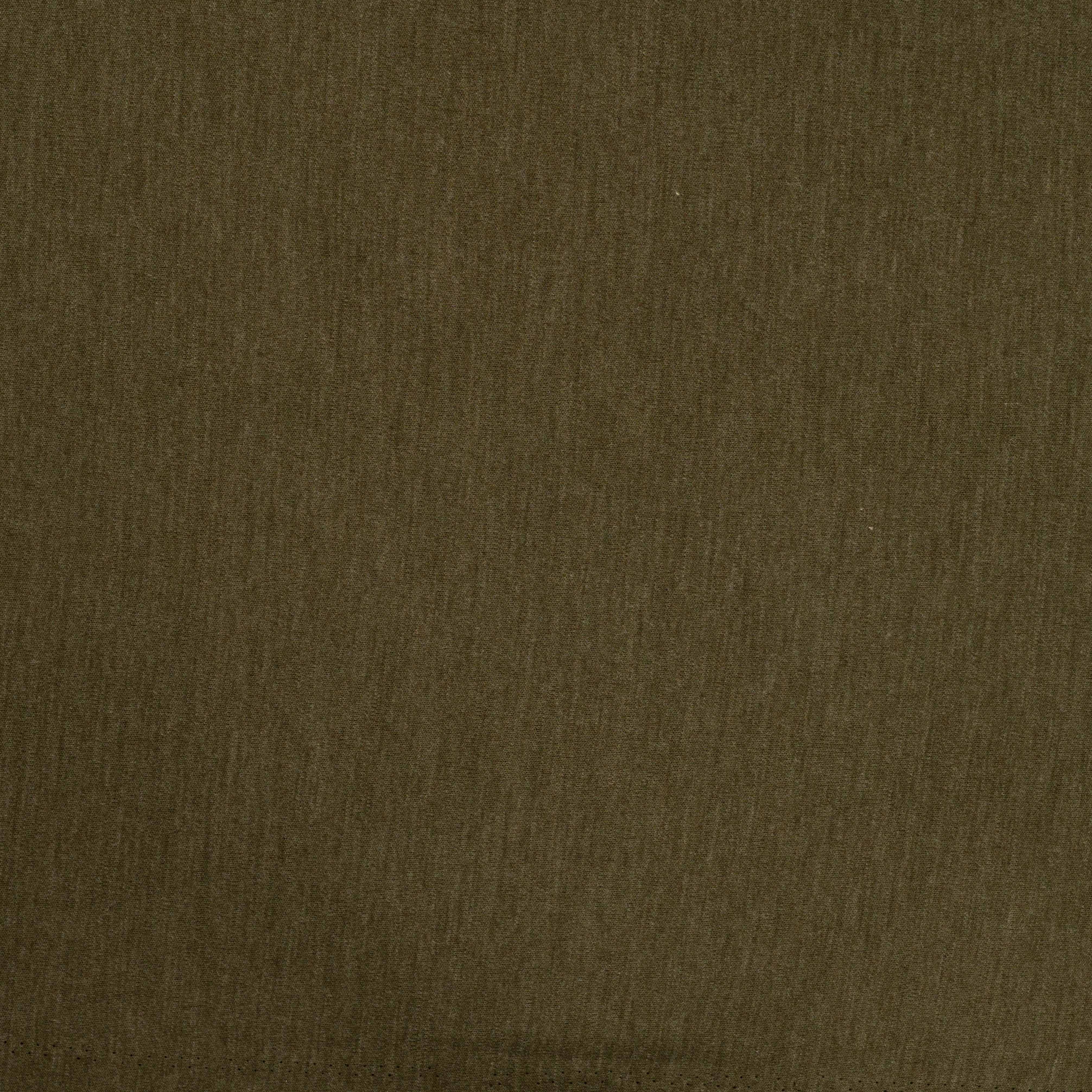Merino Wolljersey “Khaki meliert”