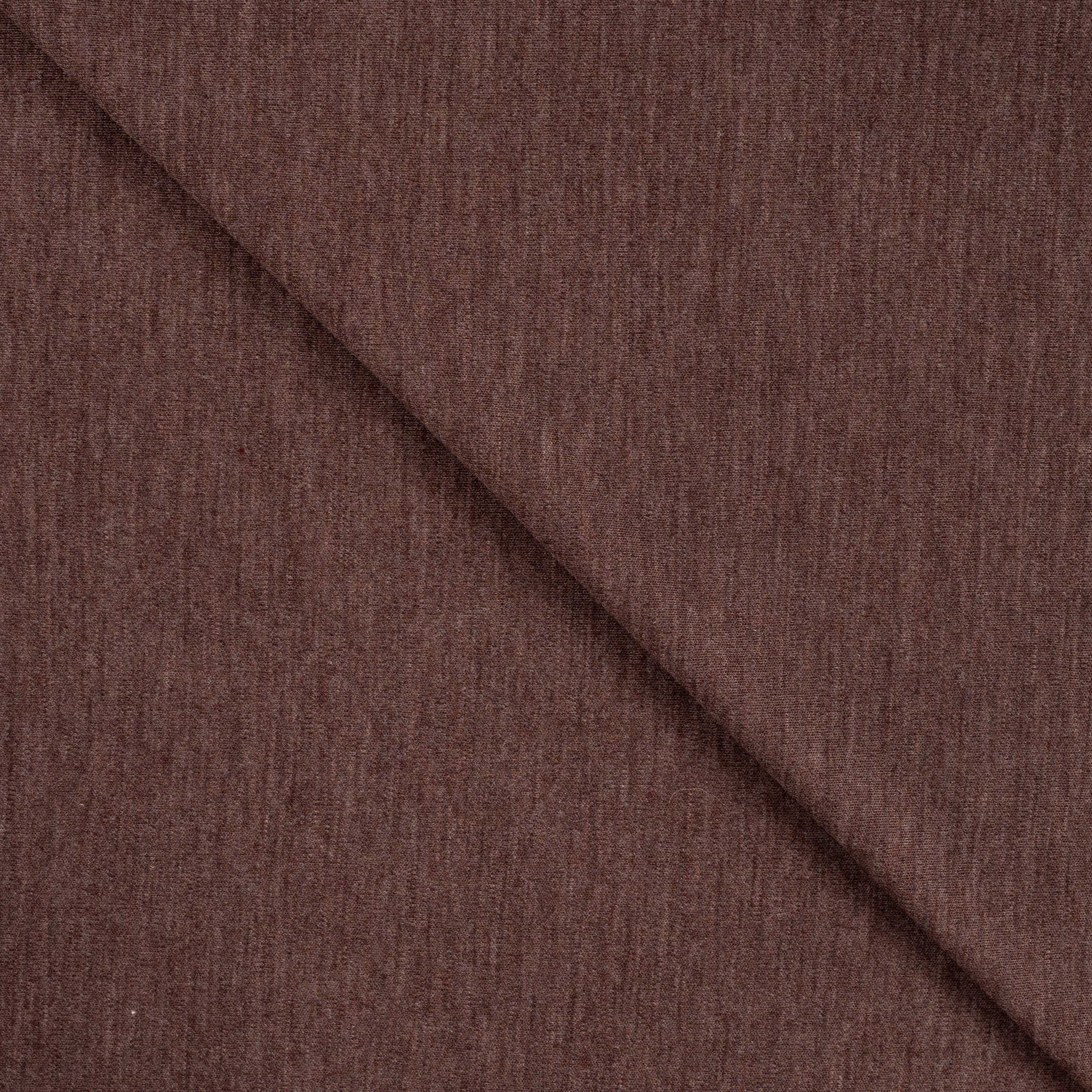 Merino Wolljersey “Taupe meliert”