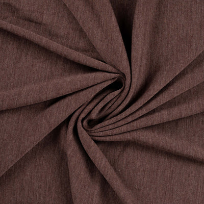 Merino Wolljersey “Taupe meliert”