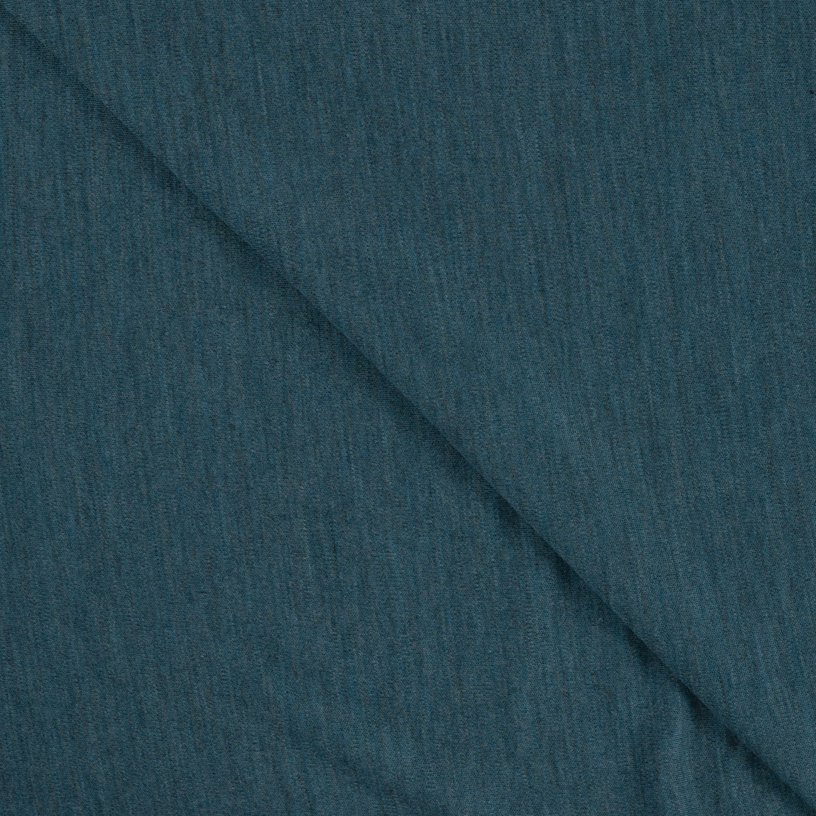 Merino Wolljersey “Petrol meliert”