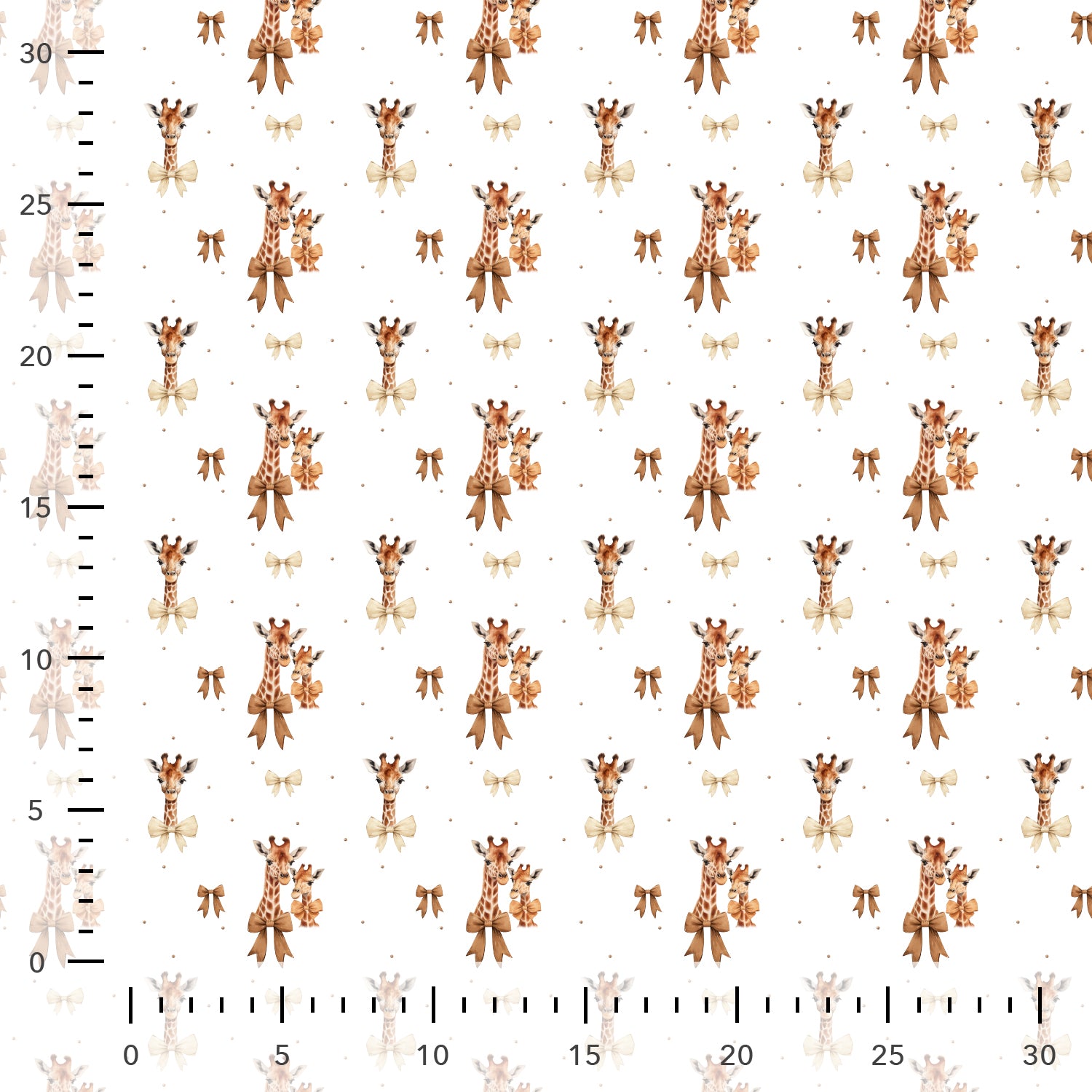 Popeline "Giraffe"