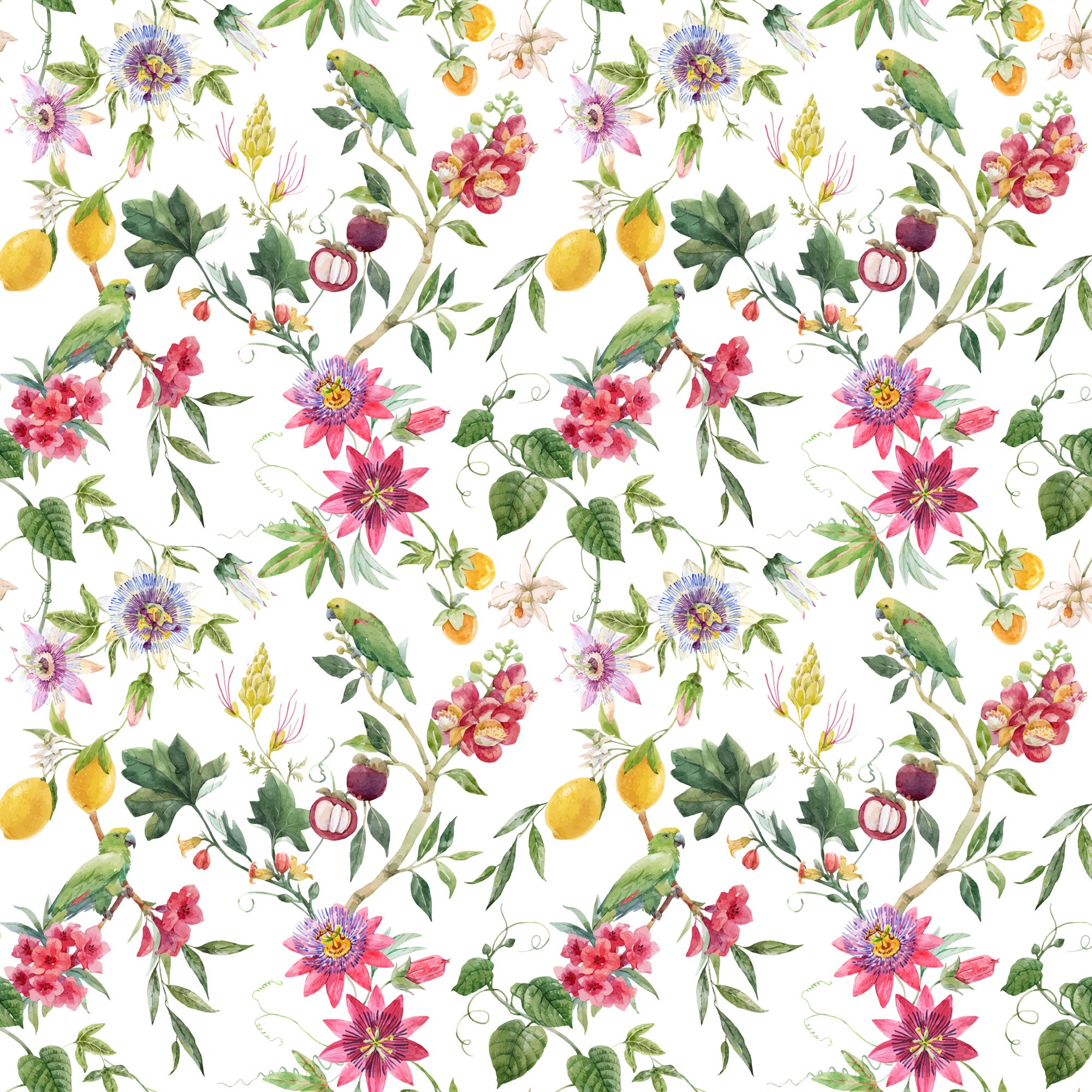 Popeline "Blumen bunt"