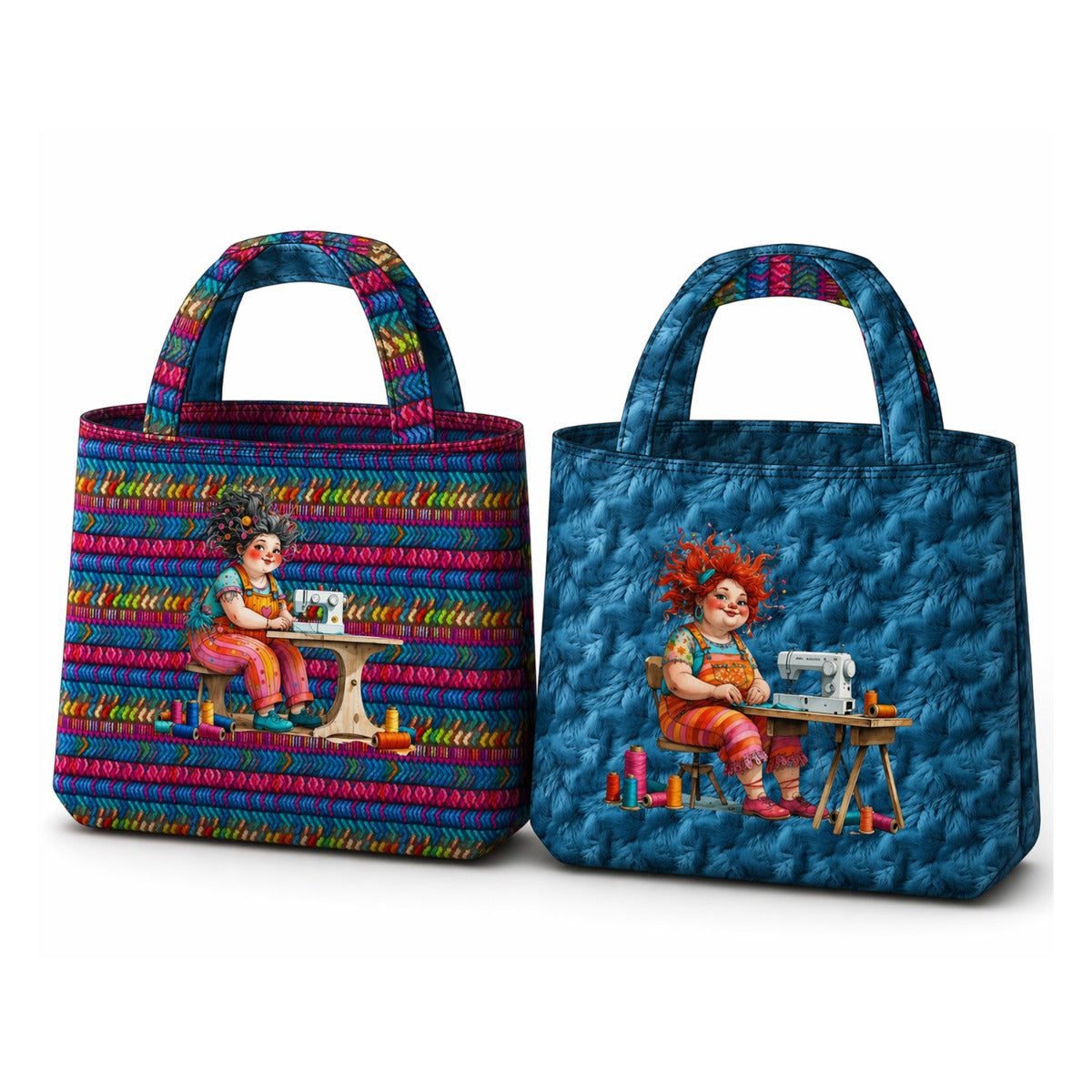 Taschenpanel Canvas "Näh mit mir"