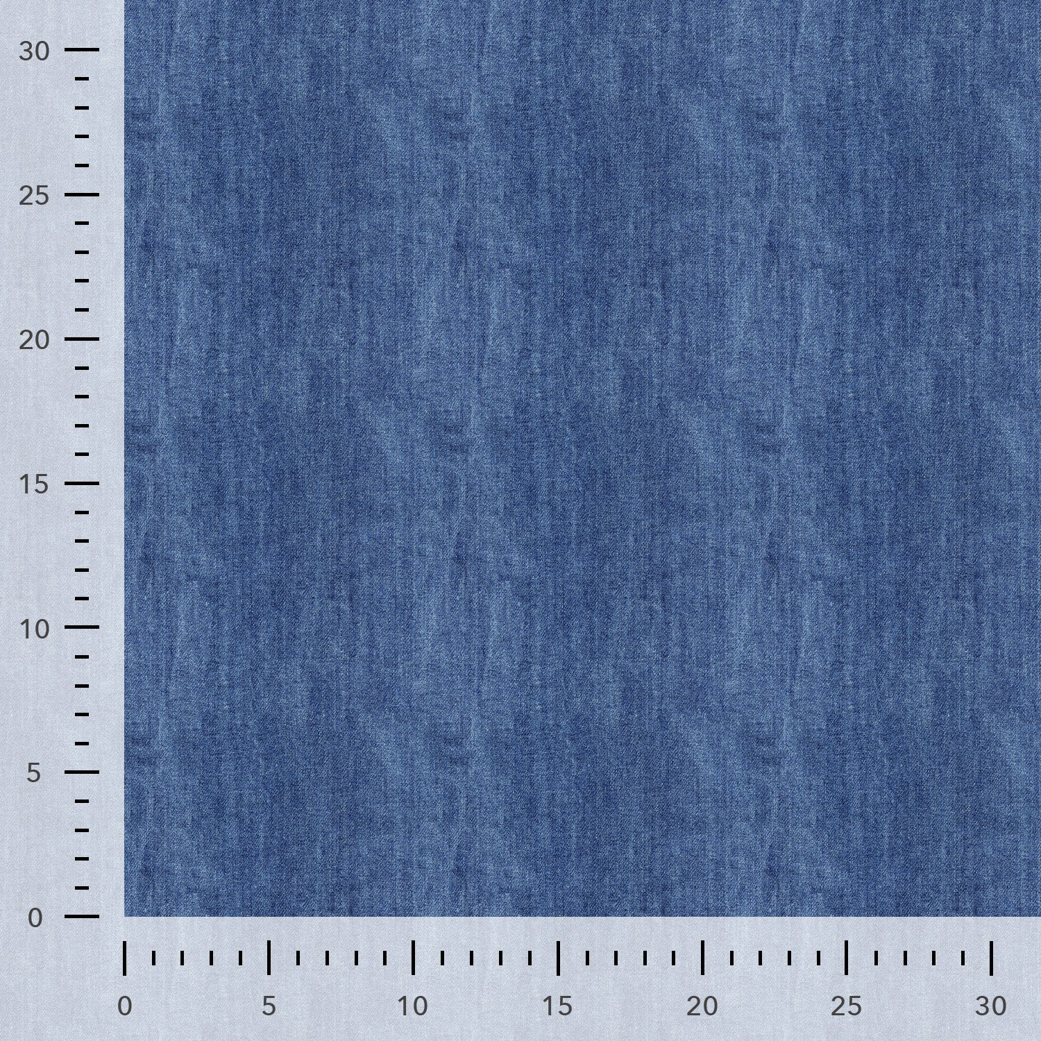 French Terry "Jeans-Optik Uni – denimblau"