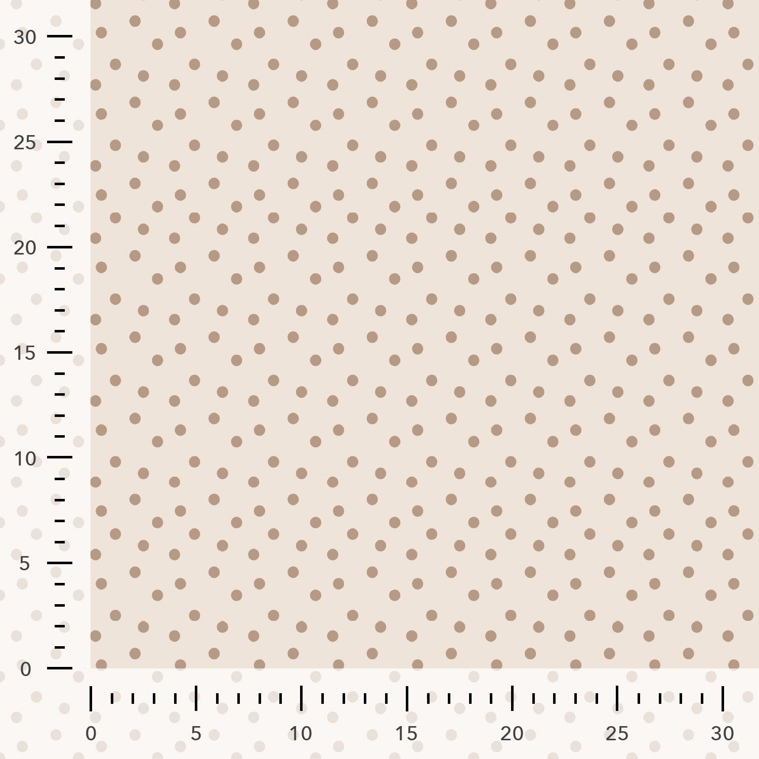 Brushed French Terry "Punkte sand"