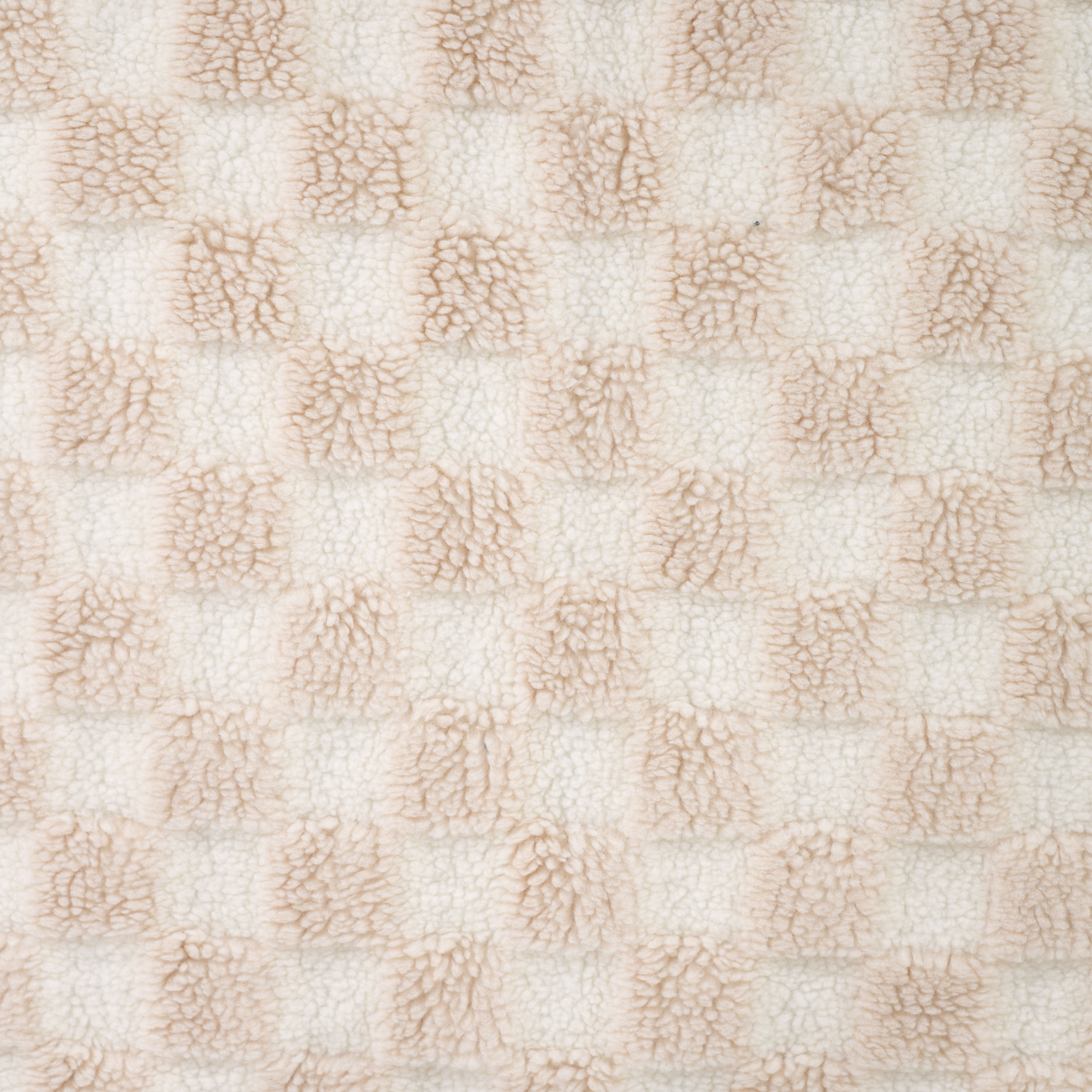 Teddy 3D-Jacquard "Karo – ecru"