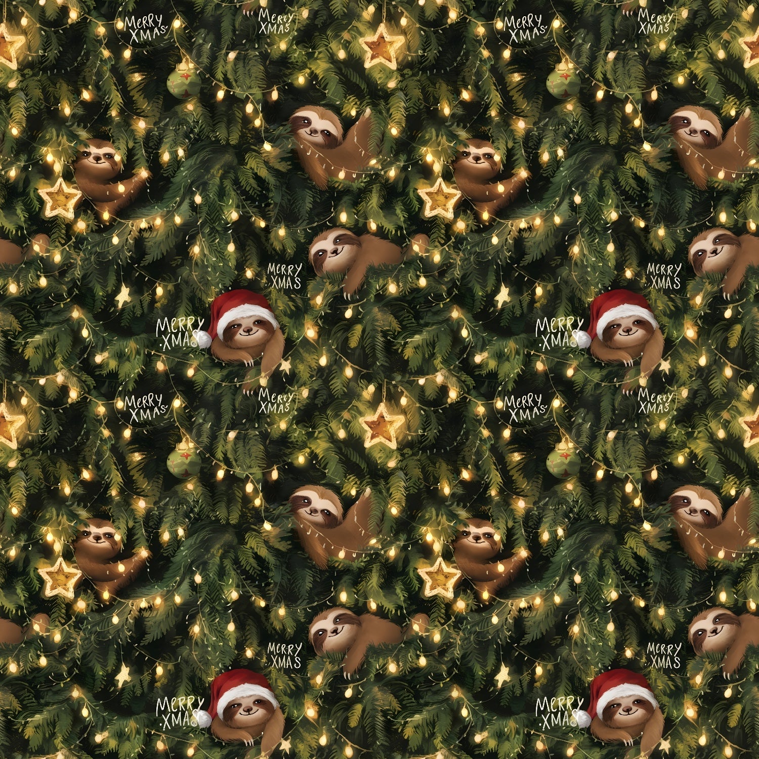 Stoffvorbestellung "Christbaum Faulenzer"