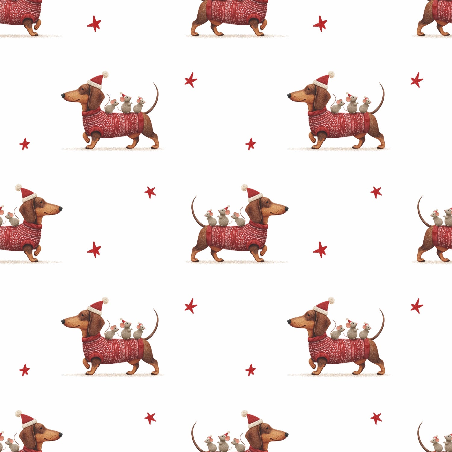 Stoffvorbestellung "Waldi und die Weihnachtsmäuse"