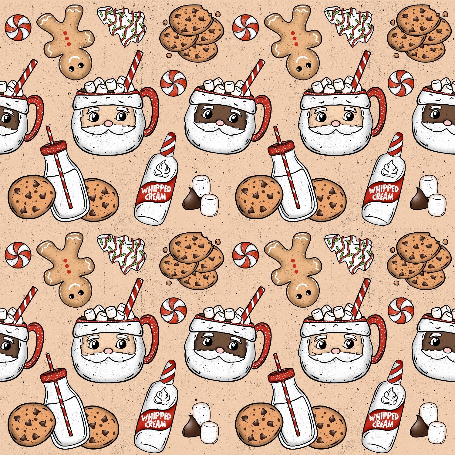 Stoffvorbestellung "Santas Lieblingsbecher"