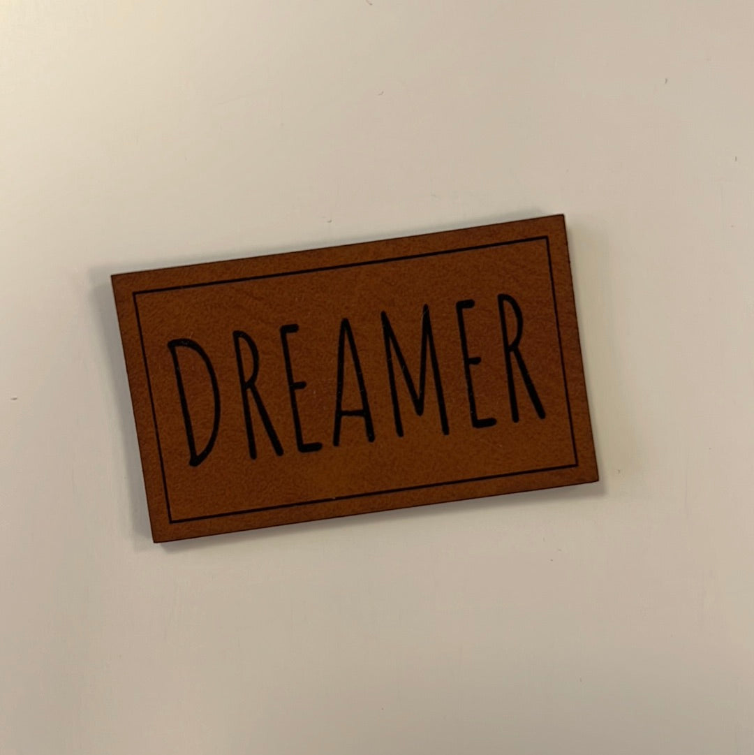 Kunstlederlabel „Dreamer“